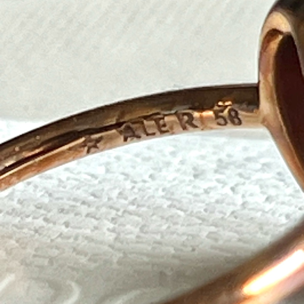 Pandora Rose Pavé Logo Ring ALE R58 EU Size 58 w/Box - Picture 4 of 6